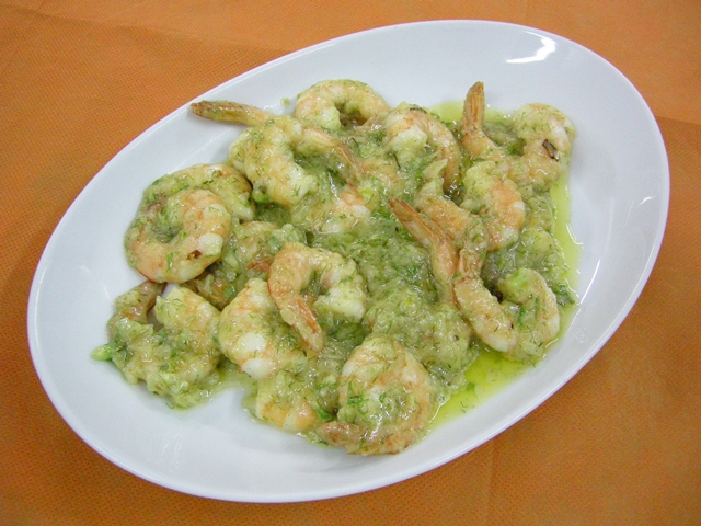 Gamberetti al finocchietto