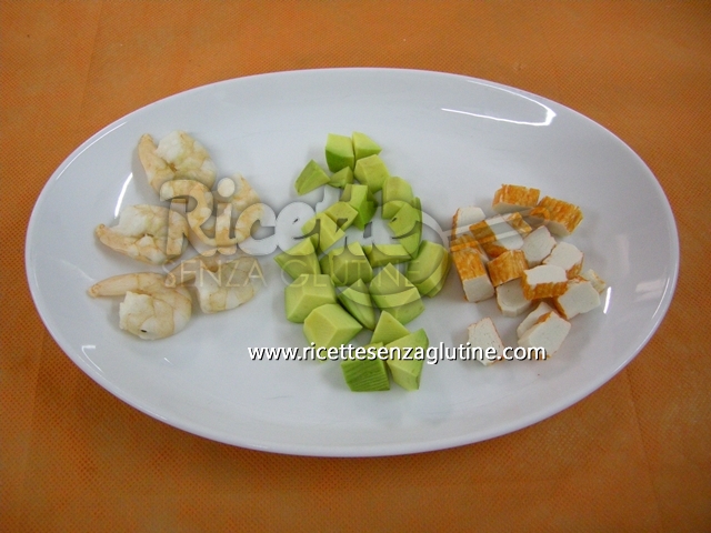 ricetta avocado con camarones senza glutine