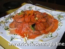 Ricetta Carpaccio di salmone senza glutine