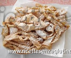 Ricetta Chiacchiere senza glutine