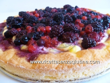 Ricetta Crostata di mais e riso con frutta senza glutine