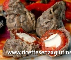 Ricetta Fagottini di manzo alla pizzaiola senza glutine