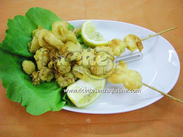 Ricetta Fritto Misto in tempura ambrata senza glutine