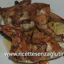 Ricetta Quaglie con sorpresa senza glutine